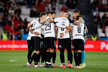 Liga Portekiz maçında SL Benfica ve SC Farense (Maciej Rogowski) takımları arasında Farense oyuncuları görüldü)