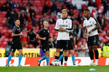 SL Benfica ve SC Farense (Maciej Rogowski) takımları arasında Liga Portekiz maçı sırasında Rony Lopes görüldü.)
