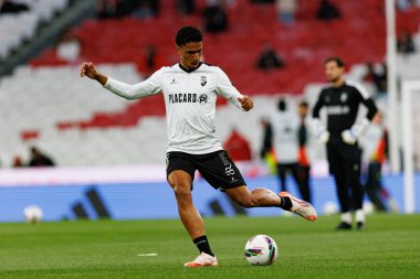 Claudio Falcao, Liga Portekiz maçı sırasında SL Benfica ve SC Farense (Maciej Rogowski) takımları arasında görüldü.)