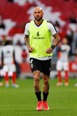 Angelo Neto, Liga Portekiz maçı sırasında SL Benfica ve SC Farense (Maciej Rogowski)