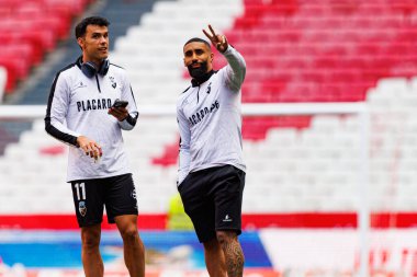 Alex Bermejo Escribano ve Derick Poloni Liga Portekiz maçı sırasında SL Benfica ve SC Farense (Maciej Rogowski)