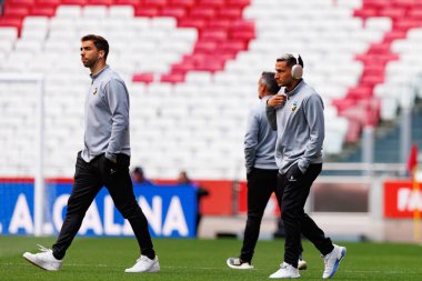 Liga Portekiz maçında SL Benfica ve SC Farense (Maciej Rogowski) takımları arasında Tomane ve Rony Lopes görüldü.)