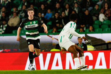Viktor Gyokeres, Estadio Jose Alvalade 'de (Maciej Rogowski) Sporting CP ve Rio Ave FC takımları arasında oynanan Taca De Portugal maçı sırasında görüldü.)