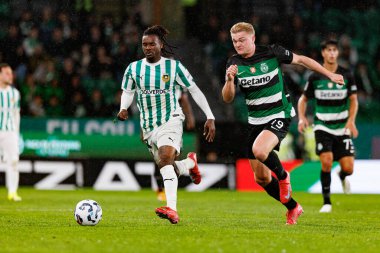 Omar Richards ve Conrad Harder, Taca De Portugal maçında Estadio Jose Alvalade 'de (Maciej Rogowski)
