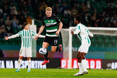 Conrad Harder, Taca De Portugal maçı sırasında Estadio Jose Alvalade 'de (Maciej Rogowski) Sporting CP ve Rio Ave FC takımları arasında görüldü.)