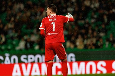 Taca De Portugal maçı sırasında Estadio Jose Alvalade 'de (Maciej Rogowski) Sporting CP ve Rio Ave FC takımları arasında Cezary Miszta görüldü.)