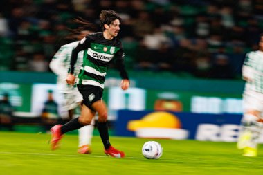 Francisco Trincao, Taca De Portugal maçında Estadio Jose Alvalade 'de (Maciej Rogowski) Sporting CP ve Rio Ave FC takımları arasında görüldü.)