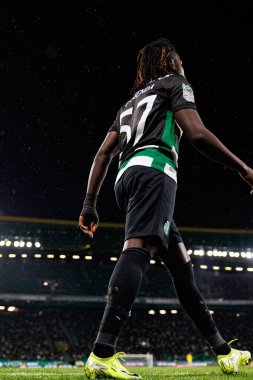 Estadio Jose Alvalade 'deki (Maciej Rogowski) Sporting CP ve Rio Ave FC takımları arasında oynanan Taca De Portugal maçı sırasında Geovany Quenda görüldü.)