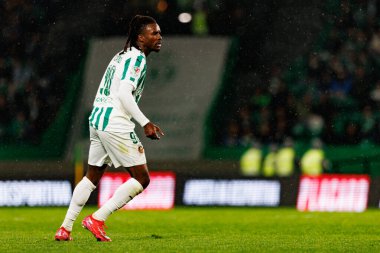 Omar Richards, Taca De Portugal maçında Estadio Jose Alvalade 'de (Maciej Rogowski) Sporting CP ve Rio Ave FC takımları arasında görüldü.)