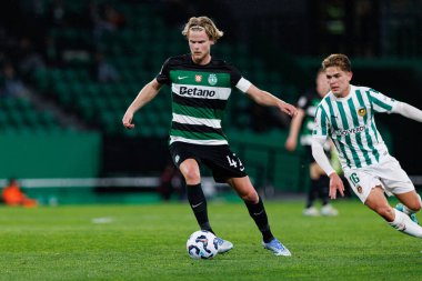 Morten Hjulmand ve Brandon Aguilera, Taca De Portugal maçında Estadio Jose Alvalade 'de (Maciej Rogowski) Sporting CP ve Rio Ave FC takımları arasında görüldü.)