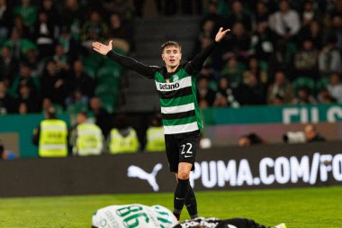 Ivan Fresneda, Taca De Portugal maçında Estadio Jose Alvalade 'de (Maciej Rogowski) Sporting CP ve Rio Ave FC takımları arasında görüldü.)