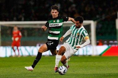 Eduardo Quaresma ve Joao Graca, Taca De Portugal maçında Estadio Jose Alvalade 'de (Maciej Rogowski) CP ve Rio Ave FC takımları arasında görüldü.)