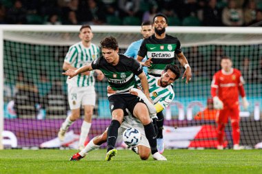 Eduardo Quaresma ve Joao Graca, Taca De Portugal maçında Estadio Jose Alvalade 'de (Maciej Rogowski) CP ve Rio Ave FC takımları arasında görüldü.)