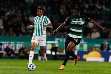 Andre Luiz ve Ousmane Diomande, Taca De Portugal maçında Estadio Jose Alvalade 'de (Maciej Rogowski) Sporting CP ve Rio Ave FC takımları arasında görüldü.)