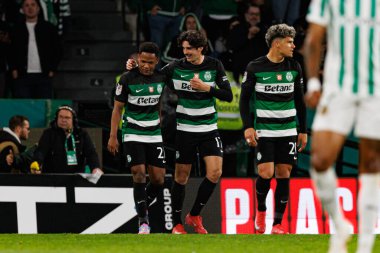 Cin Catamo ve Francisco Trincao, Taca De Portugal maçında Estadio Jose Alvalade 'de (Maciej Rogowski) CP ve Rio Ave FC takımları arasında görüldü.)