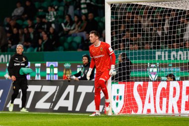 Taca De Portugal maçı sırasında Estadio Jose Alvalade 'de (Maciej Rogowski) Sporting CP ve Rio Ave FC takımları arasında Cezary Miszta görüldü.)