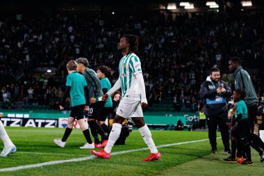 Omar Richards, Taca De Portugal maçında Estadio Jose Alvalade 'de (Maciej Rogowski) Sporting CP ve Rio Ave FC takımları arasında görüldü.)