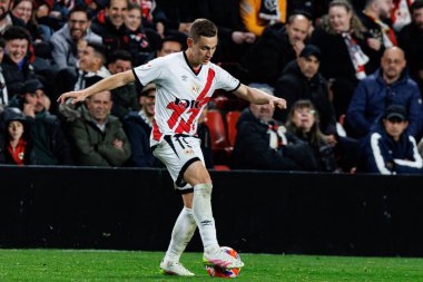 Jorge de Frutos LaLiga EA SPORTS maçı sırasında Rayo Vallecano ve RCD Espanyol de Barcelona (Maciej Rogowski)