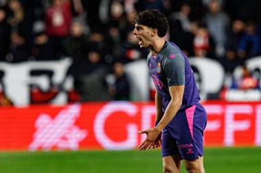 Alvaro Aguado, Rayo Vallecano ve RCD Espanyol de Barcelona (Maciej Rogowski) takımları arasında LaLiga EA SPORTS maçı sırasında görüldü.)