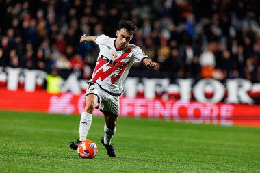 Pedro Diaz, Rayo Vallecano ve RCD Espanyol de Barcelona (Maciej Rogowski) takımları arasında oynanan LaLiga EA SPORTS maçı sırasında görüldü.)