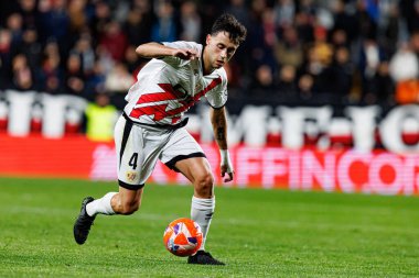 Pedro Diaz, Rayo Vallecano ve RCD Espanyol de Barcelona (Maciej Rogowski) takımları arasında oynanan LaLiga EA SPORTS maçı sırasında görüldü.)