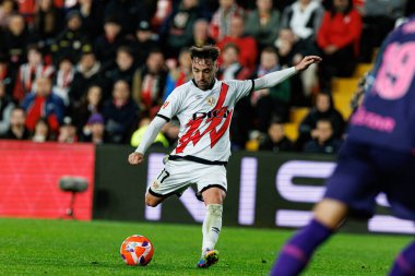 Unai Lopez, Rayo Vallecano ve RCD Espanyol de Barcelona (Maciej Rogowski) takımları arasında oynanan LaLiga EA SPORTS maçı sırasında görüldü)