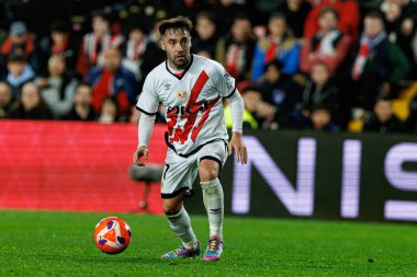 Unai Lopez, Rayo Vallecano ve RCD Espanyol de Barcelona (Maciej Rogowski) takımları arasında oynanan LaLiga EA SPORTS maçı sırasında görüldü)
