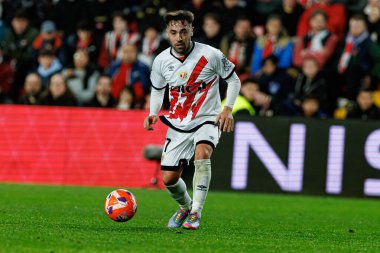 Unai Lopez, Rayo Vallecano ve RCD Espanyol de Barcelona (Maciej Rogowski) takımları arasında oynanan LaLiga EA SPORTS maçı sırasında görüldü)