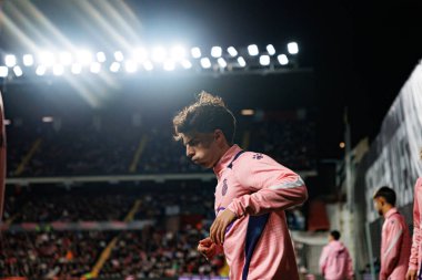 Alvaro Aguado, Rayo Vallecano ve RCD Espanyol de Barcelona (Maciej Rogowski) takımları arasında LaLiga EA SPORTS maçı sırasında görüldü.)