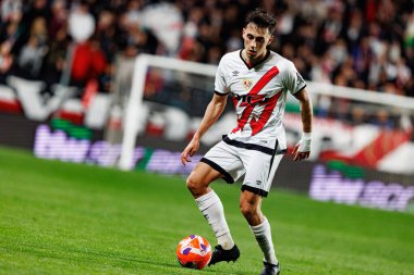 Pedro Diaz, Rayo Vallecano ve RCD Espanyol de Barcelona (Maciej Rogowski) takımları arasında oynanan LaLiga EA SPORTS maçı sırasında görüldü.)