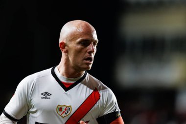 Isi Palazon, Rayo Vallecano ve RCD Espanyol de Barcelona (Maciej Rogowski) takımları arasında oynanan LaLiga EA SPORTS maçı sırasında görüldü)