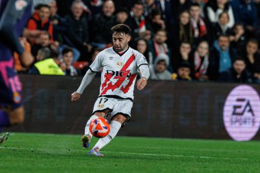 Unai Lopez, Rayo Vallecano ve RCD Espanyol de Barcelona (Maciej Rogowski) takımları arasında oynanan LaLiga EA SPORTS maçı sırasında görüldü)