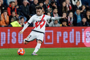 Unai Lopez, Rayo Vallecano ve RCD Espanyol de Barcelona (Maciej Rogowski) takımları arasında oynanan LaLiga EA SPORTS maçı sırasında görüldü)