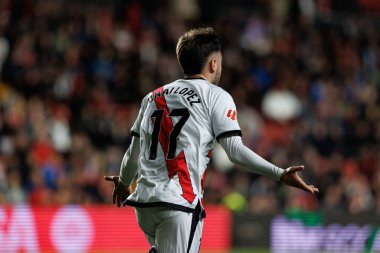 Unai Lopez, Rayo Vallecano ve RCD Espanyol de Barcelona (Maciej Rogowski) takımları arasında oynanan LaLiga EA SPORTS maçı sırasında görüldü)