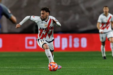Unai Lopez, Rayo Vallecano ve RCD Espanyol de Barcelona (Maciej Rogowski) takımları arasında oynanan LaLiga EA SPORTS maçı sırasında görüldü)