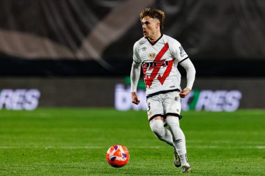 Josep Chavarria, Rayo Vallecano ve RCD Espanyol de Barcelona (Maciej Rogowski) takımları arasında LaLiga EA SPORTS maçı sırasında görüldü.)