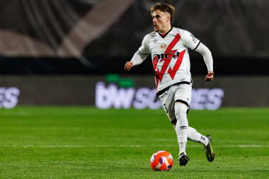 Josep Chavarria, Rayo Vallecano ve RCD Espanyol de Barcelona (Maciej Rogowski) takımları arasında LaLiga EA SPORTS maçı sırasında görüldü.)