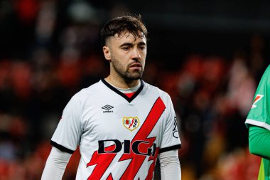 Unai Lopez, Rayo Vallecano ve RCD Espanyol de Barcelona (Maciej Rogowski) takımları arasında oynanan LaLiga EA SPORTS maçı sırasında görüldü)