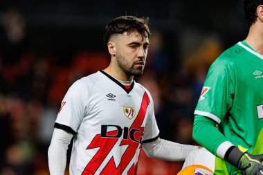 Unai Lopez, Rayo Vallecano ve RCD Espanyol de Barcelona (Maciej Rogowski) takımları arasında oynanan LaLiga EA SPORTS maçı sırasında görüldü)
