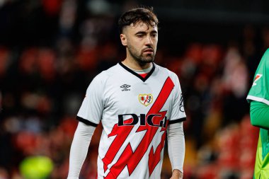 Unai Lopez, Rayo Vallecano ve RCD Espanyol de Barcelona (Maciej Rogowski) takımları arasında oynanan LaLiga EA SPORTS maçı sırasında görüldü)