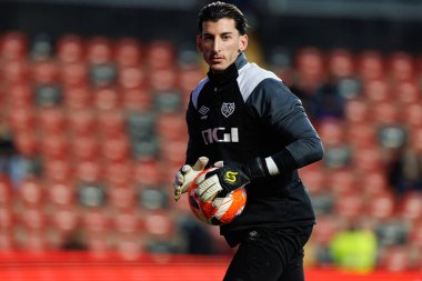 Sergio Camello, Rayo Vallecano ve RCD Espanyol de Barcelona (Maciej Rogowski) takımları arasında LaLiga EA SPORTS maçı sırasında görüldü)