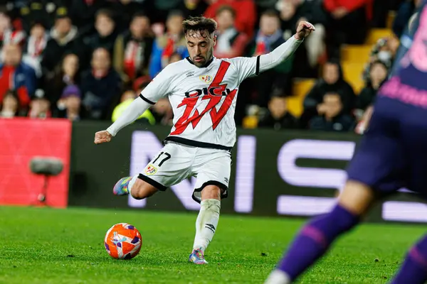 Unai Lopez, Rayo Vallecano ve RCD Espanyol de Barcelona (Maciej Rogowski) takımları arasında oynanan LaLiga EA SPORTS maçı sırasında görüldü)