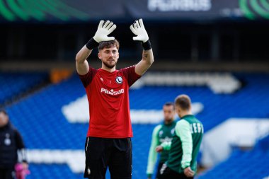 Kacper Tobiasz, UEFA Avrupa Konferans Ligi 'nin Chelsea FC ile Legia Warszawa (Maciej Rogowski)