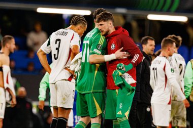 Vladan Kovaceviç ve Kacper Tobiasz, UEFA Konferans Ligi 'nde Chelsea FC ile Legia Warszawa (Maciej Rogowski)