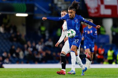 Malo Gusto, UEFA Konferans Ligi 'nde Chelsea FC ile Legia Warszawa (Maciej Rogowski) arasındaki çeyrek final maçında görüldü.)