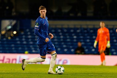 Cole Palmer UEFA Konferans Ligi 'nde Chelsea FC ile Legia Warszawa arasındaki çeyrek final maçında görüldü (Maciej Rogowski)
