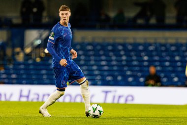 Cole Palmer UEFA Konferans Ligi 'nde Chelsea FC ile Legia Warszawa arasındaki çeyrek final maçında görüldü (Maciej Rogowski)