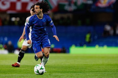 Marc Cucurella UEFA Konferans Ligi 'nde Chelsea FC ile Legia Warszawa (Maciej Rogowski) arasındaki çeyrek final maçında görüldü.)