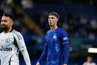 Cole Palmer UEFA Konferans Ligi 'nde Chelsea FC ile Legia Warszawa arasındaki çeyrek final maçında görüldü (Maciej Rogowski)