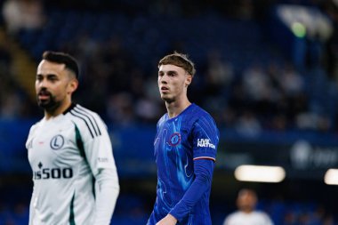 Cole Palmer UEFA Konferans Ligi 'nde Chelsea FC ile Legia Warszawa arasındaki çeyrek final maçında görüldü (Maciej Rogowski)
